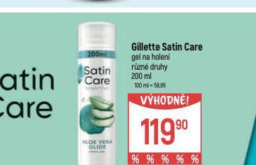 GILLETTE SATIN CARE GEL NA HOLEN