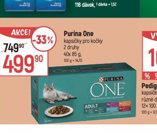 PURINA ONE KAPSIKY PRO KOKY