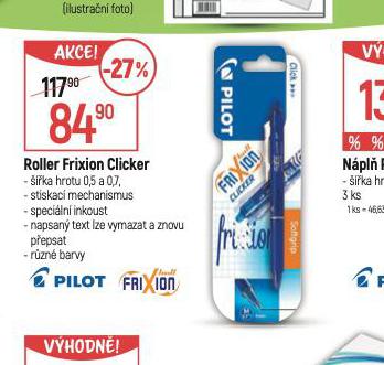 ROLLER FRIXION CLICKER