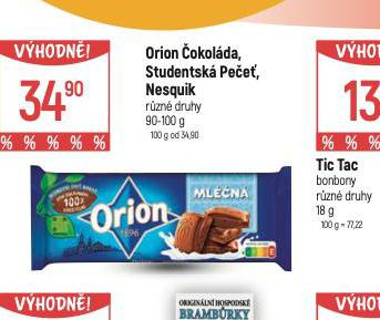 ORION STUDENTSK PEE, NESQUIK