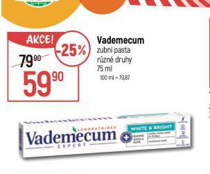 VADEMECUM ZUBN PASTA