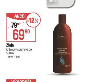 ZIAJA KRMOV SPRCHOV GEL