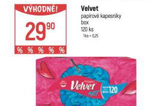 VELVET PAPROV KAPESNKY