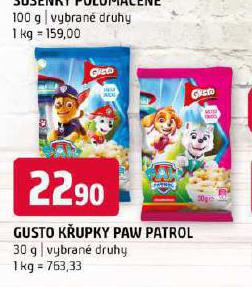 GUSTO KUPKY PAW PATROL