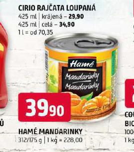 HAM MANDARINKY