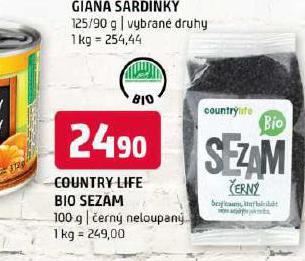 COUNTRY LIFE BIO SEZAM