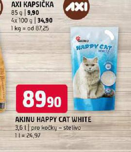 AKINU HAPPY CAT WHITE