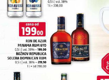 RON DE AZUR PANAMA RUM 6YO