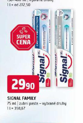 SIGNAL FAMILY ZUBN PASTA