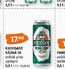 PIVO RADEGAST RZN 10