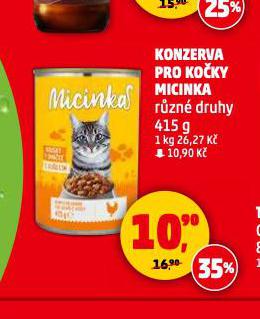 MICINKA KONZERVA PRO KOKY