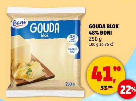 GOUDA BLOK 45% BONI