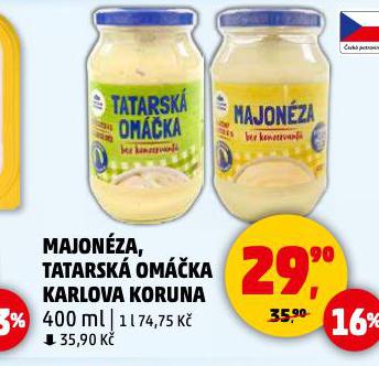 TATARSK OMKA, MAJONZA KARLOVA KORUNA