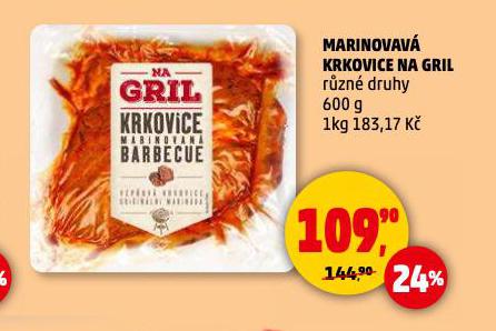 MARINOVAN KRKOVICE NA GRIL