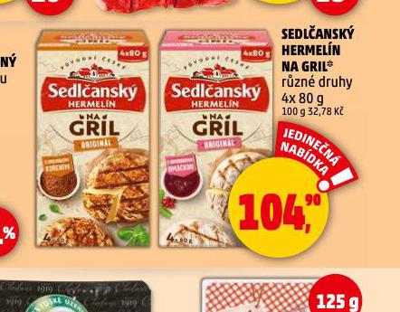 SEDLANSK HERMELN NA GRIL