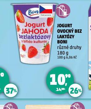 JOGURT OVOCN BEZ LAKTZY BONI