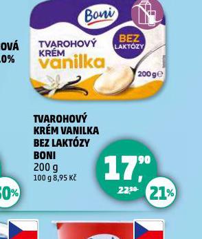 TVAROHOV KRM VANILKA BEZ LAKTZY BONI