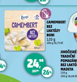 CAMEMBERT BEZ LAKTZY BONI