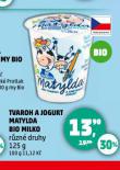 TVAROH A JOGURT MATYLDA BIO MILKO