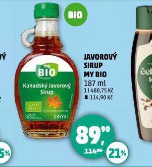 JAVOROV SIRUP MY BIO