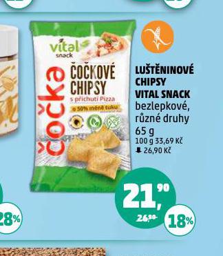 LUTNINOV CHIPSY VITAL SNACK