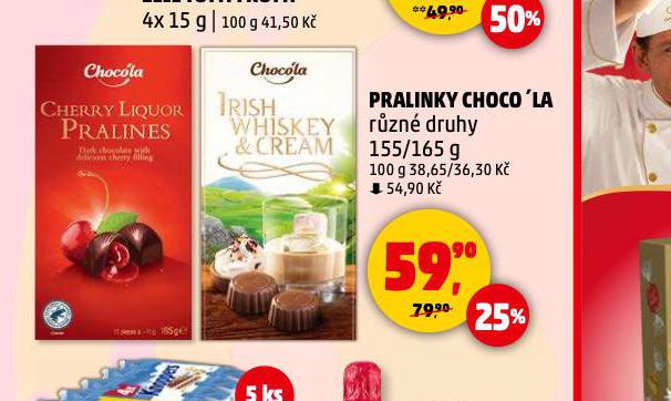 PRALINKY CHOCOLA