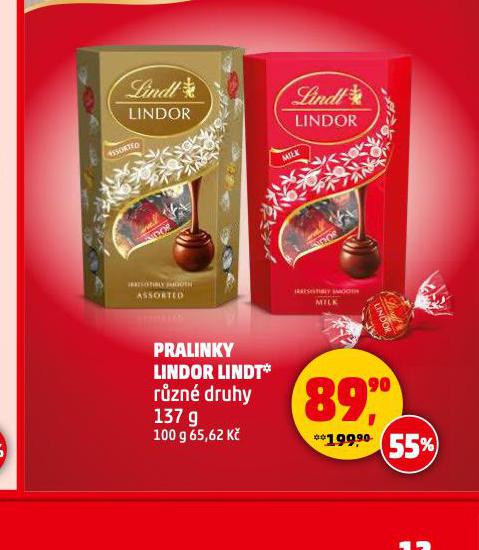 PRALINKY LINDOR LINDT