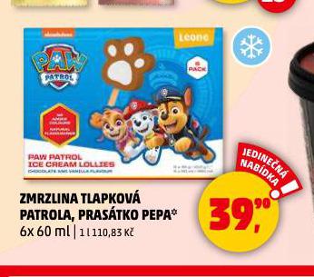 ZMRZLINA TLAPKOV PATROLA, PRASTKO PEPA
