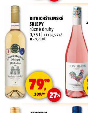 DITRICHTEJNSK SKLEPY