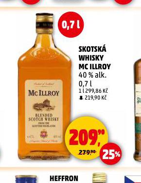 SKOTSK WHISKY MC ILLROY