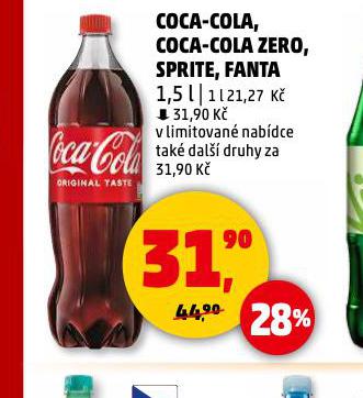 COCA COLA, FANTA, SPRITE