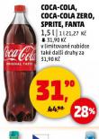 COCA COLA, FANTA, SPRITE