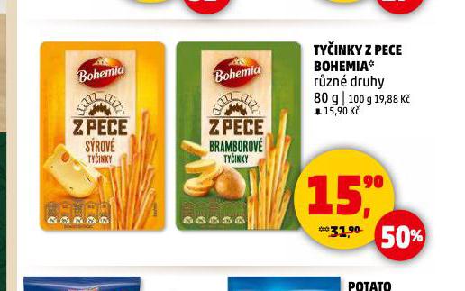 TYINKY Z PECE BOHEMIA