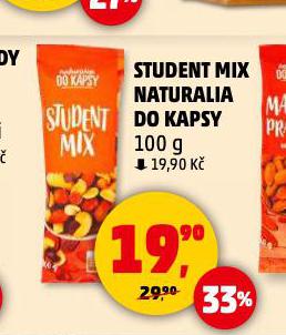 STUDENT MIX NATURALIA DO KAPSY