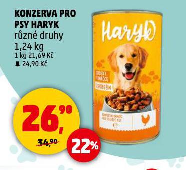 HARYK KONZERVA PRO PSY