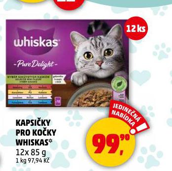 WHISKAS KAPSIKY PRO KOKY
