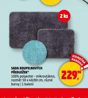 SADA KOUPELNVCH PEDLOEK