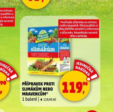 PPRAVEK PROTI SLIMKM NEBO MRAVENCM