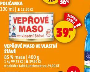 VEPOV MASO VE VLASTN V