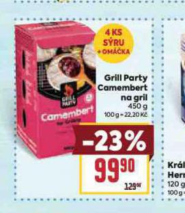 CAMEMBERT NA GRIL