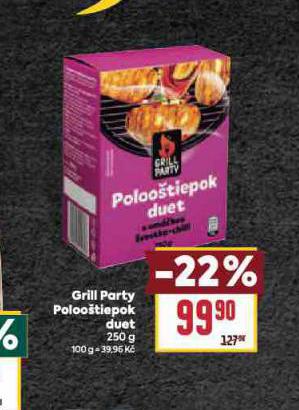 GRILL PARTY POLOOTIEPOK NA GRIL