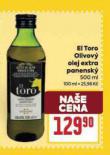 EL TORO OLIVOV OLJE EXTRA PANENSK