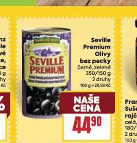 SEVILLE PREMIUM OLIVY BEZ PECKY
