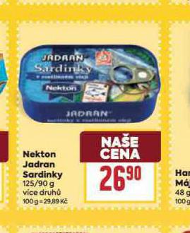 NEKTON JADRAN SARDINKY