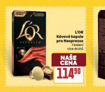LOR KVOV KAPSLE PRO NESPRESSO