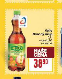 HELLO OVOCN SIRUP