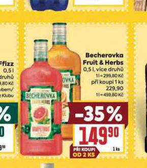 BECHEROVKA FRUIT & HERBS