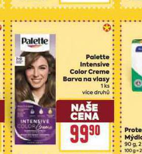 PALETTE INTENSIVE COLOR CREME BARVA NA VLASY