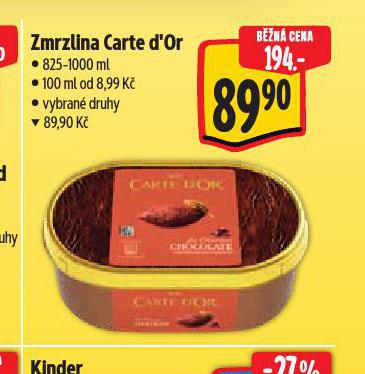 ZMRZLINA CARTE DOR