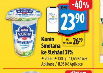 KUNN SMETANA KE LEHN 31%